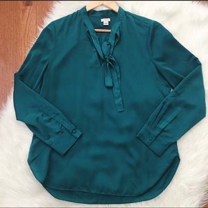 J. Crew | Med | Tie Neck Pussybow Blouse